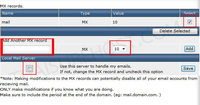 MX Record ลบ MX เดิมและ ไม่ใช่งาน Local Mail Server